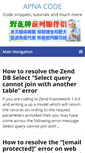 Mobile Screenshot of apnacode.com