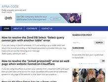 Tablet Screenshot of apnacode.com